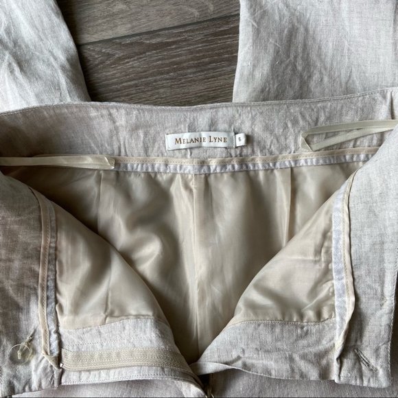 Melanie Lyne Linen Wide Leg Pants - Picture 8 of 15